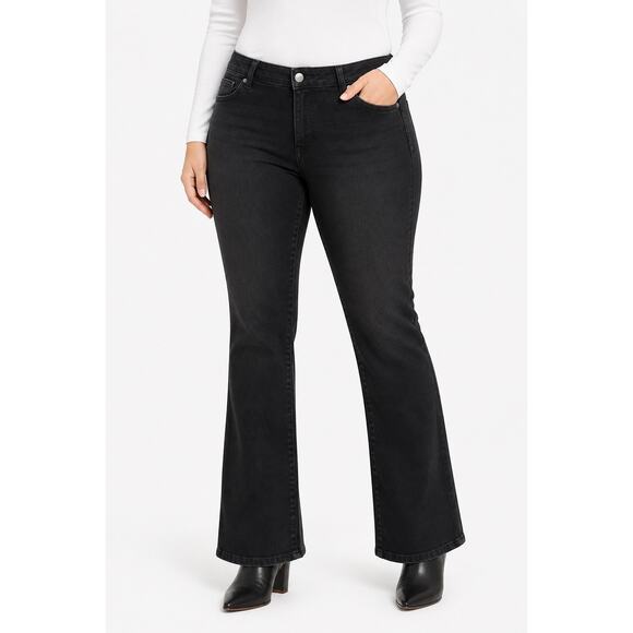 Sonoma Denim - Sonoma Bootcut Jeans Women 18P Black Mid Rise Stretch NWT